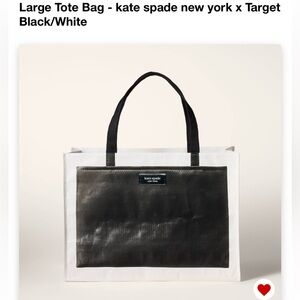 Large Tote Bag - kate spade new york x Target Black/White